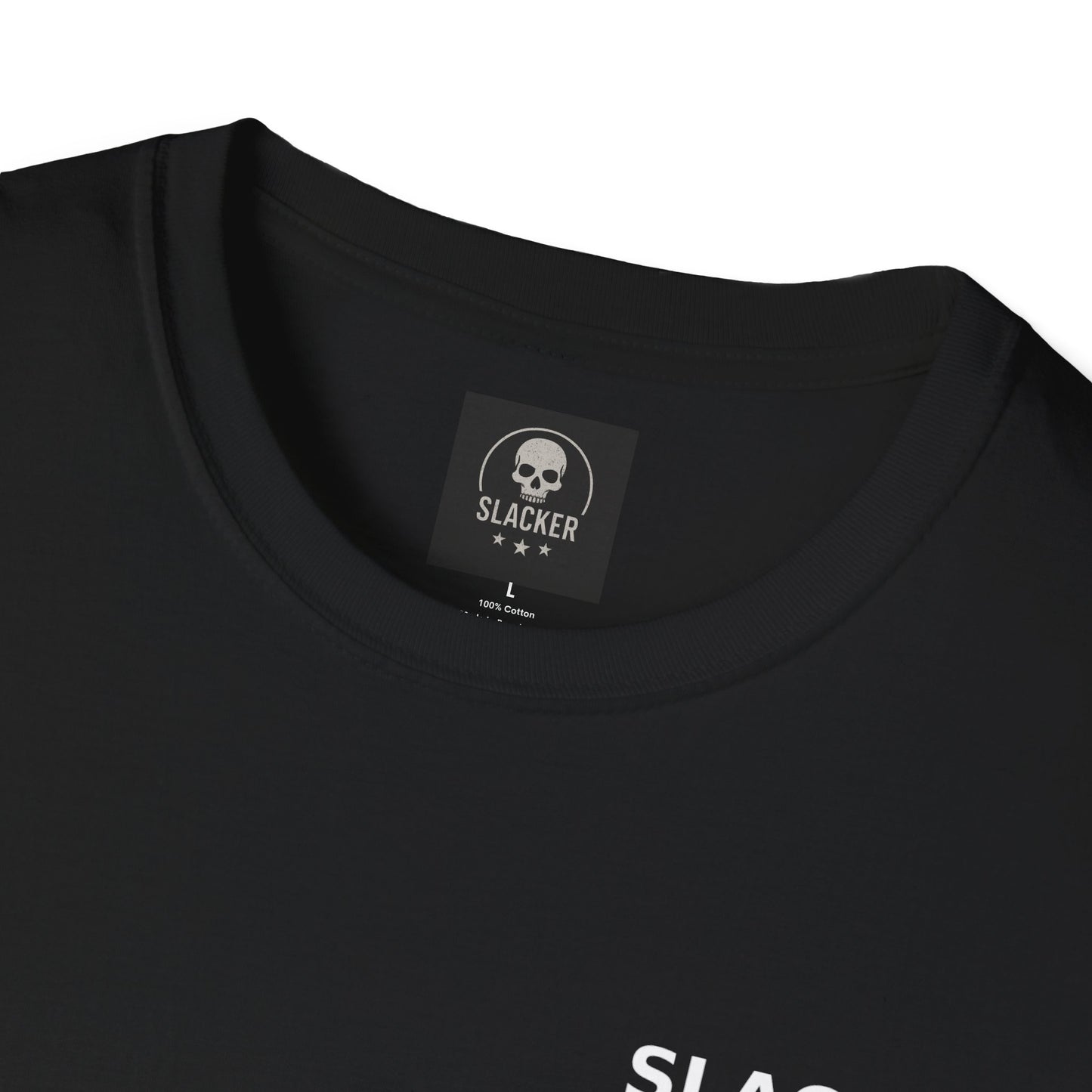 Unisex Softstyle 'Slacker' T-Shirt - Casual Graphic Tee with Skull Design